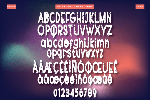 Scribbles Font PNG with transparent background - Preview 1
