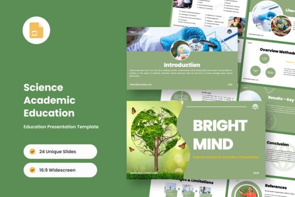 Preview of Science Learning Presentation - Slides education presentation template