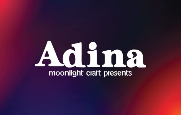 Adina Fontes Serif Fonte Por moonlight craft
