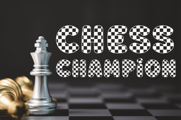 Chess Start Font PNG with transparent background - Preview 2