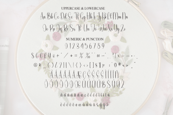 Embroidery Font - Preview 6