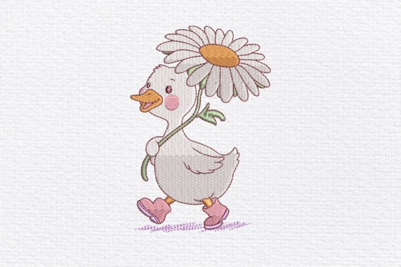 Happy Duck with Daisy