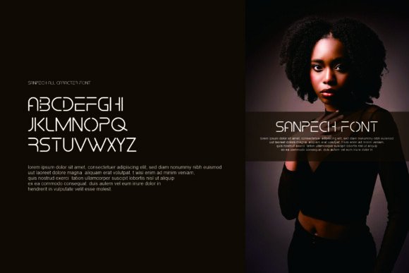Sanpech Font PNG with transparent background - Preview 2