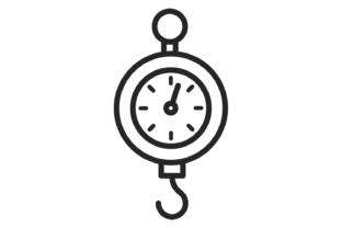 Spring Balance Scales Line Icon. Weight Graphic by microvectorone ...
