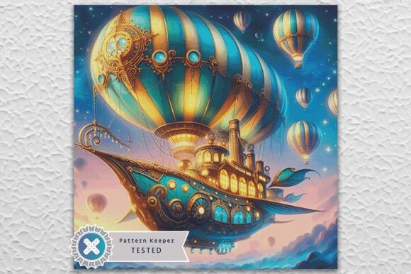 Steampunk Cross Stitch Pattern PDF