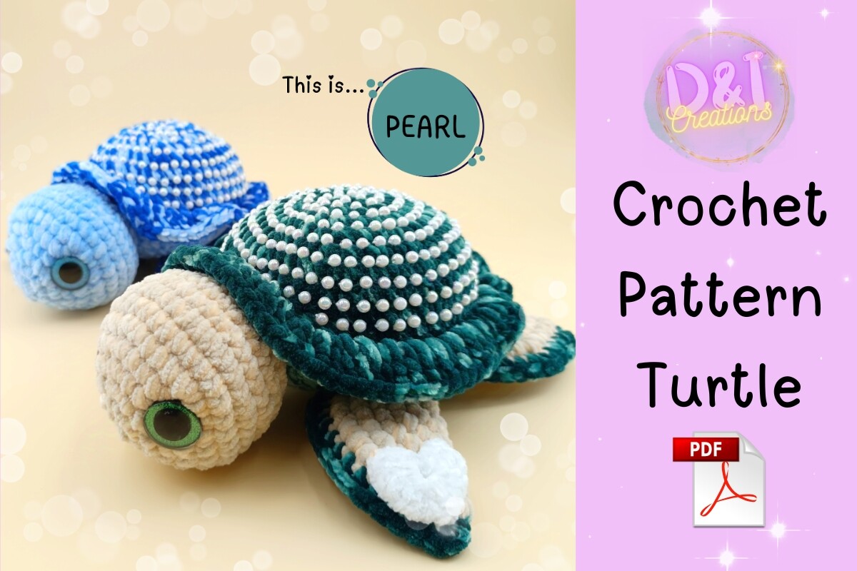 Turtle Crochet Pattern Amigurumi Pdf