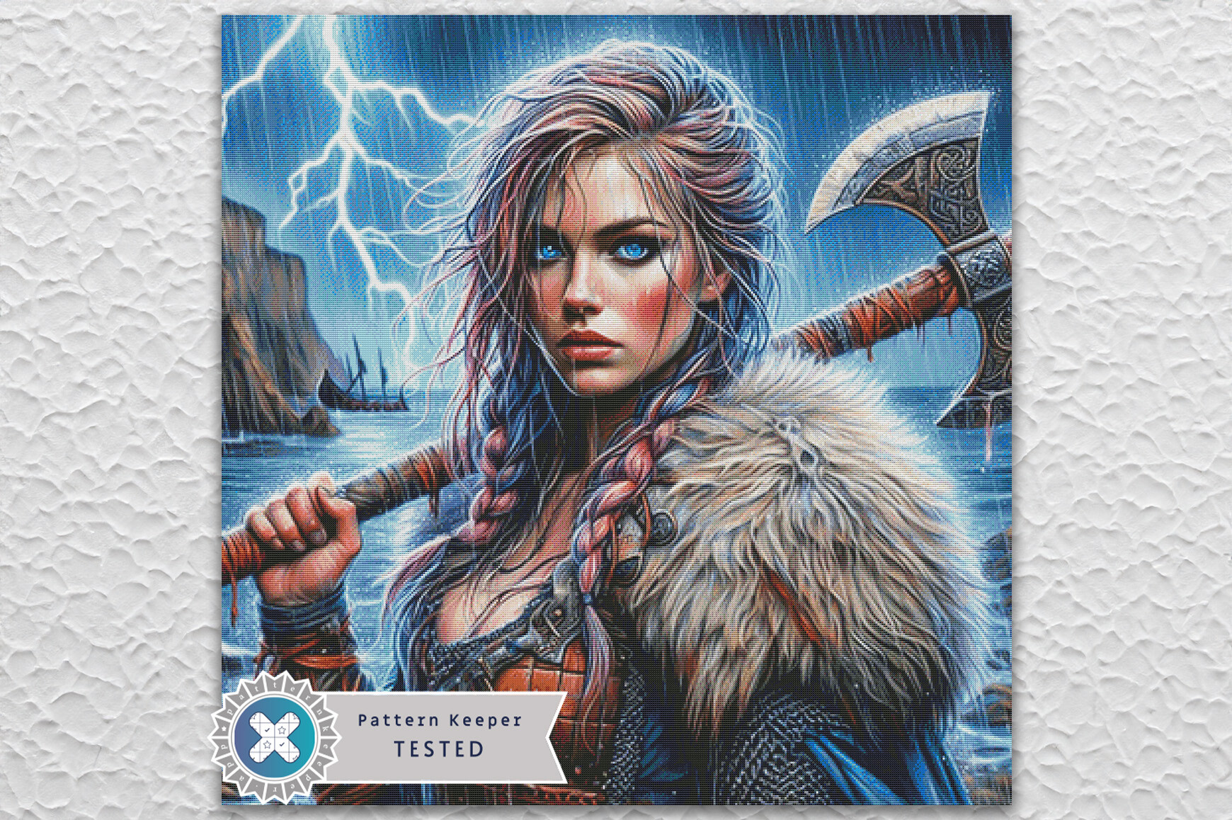 Viking Cross Stitch Pattern Digital PDF
