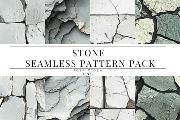 Weathered Stone Seamless Pattern Pack