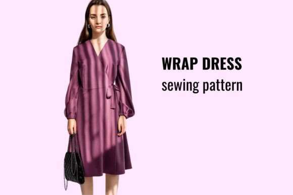 Wrap Dress Sewing Pattern PDF