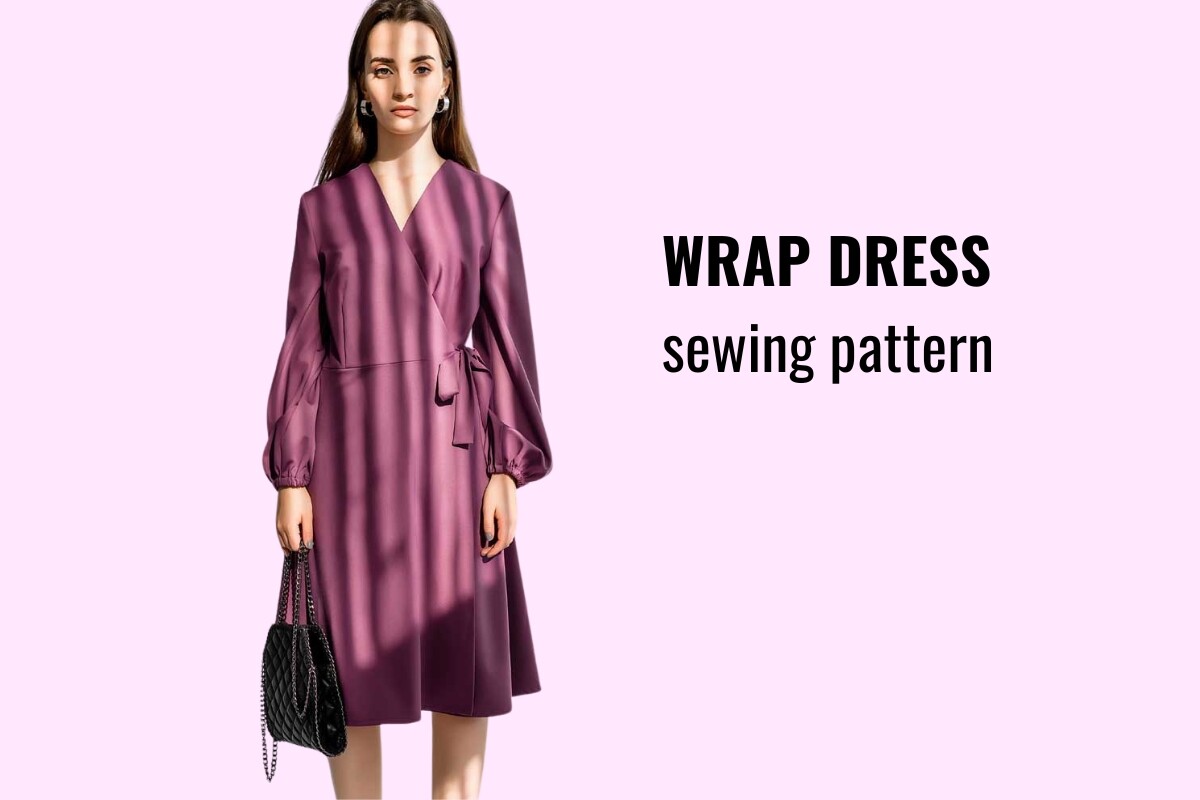 Wrap Dress Sewing Pattern PDF