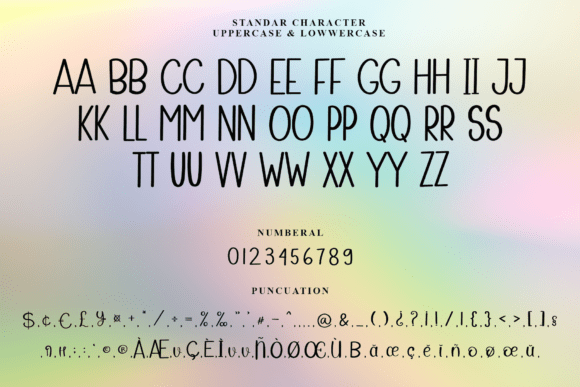 Alphabet Font - Preview 3