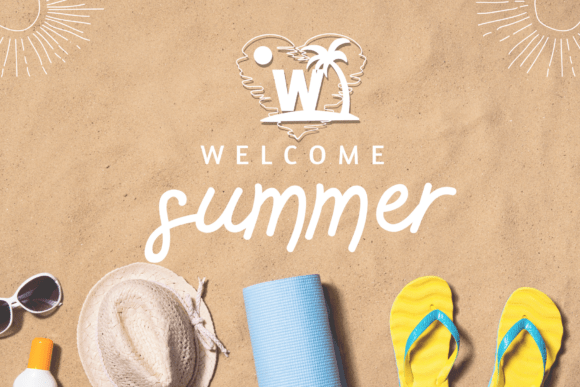 Beach Girl Monogram Font - Preview 1