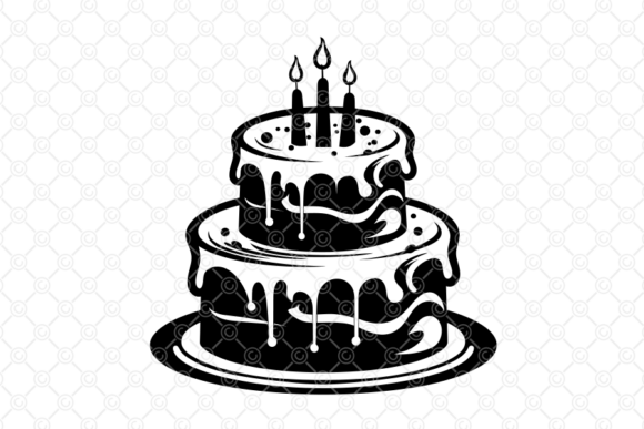 Birthday Cake SVG, Happy Birthday, 001
