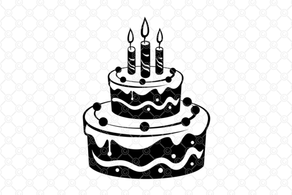 Birthday Cake SVG, Happy Birthday, 003