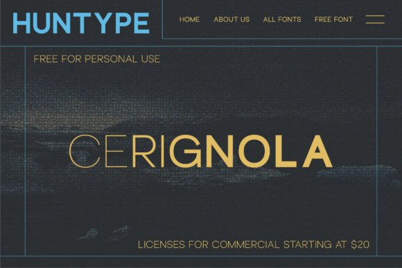 Cerignola Font - Preview 1