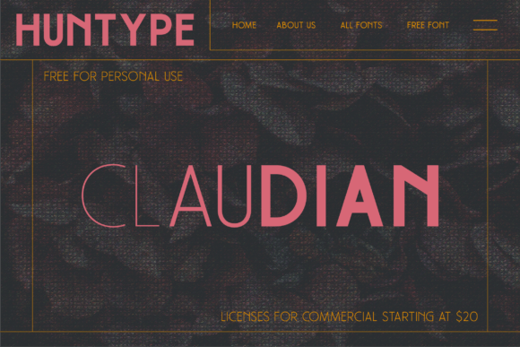 Claudian Font - Preview 1