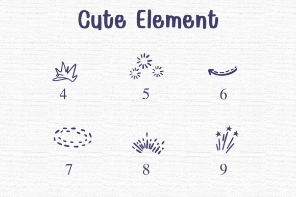 Cute Element Font - Preview 3