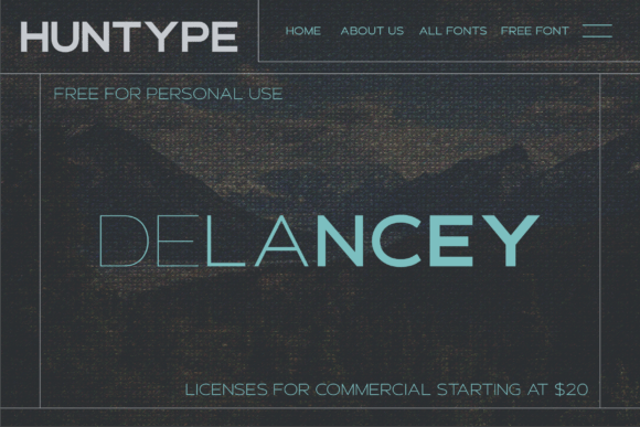 Delancey Font - Preview 1