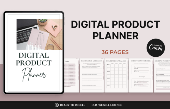 Digital Product Planner Canva
