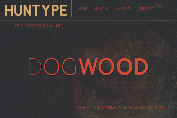 Dogwood Font - Preview 1
