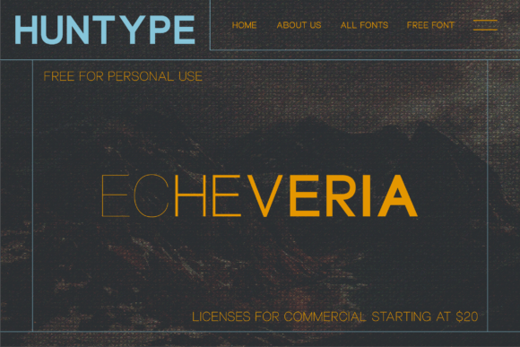 Echeveria Font - Preview 1