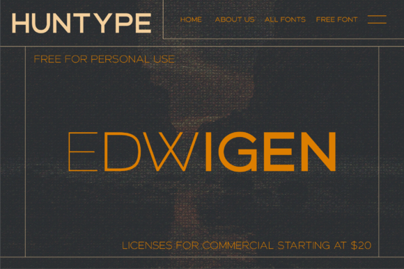 Edwigen Font - Preview 1