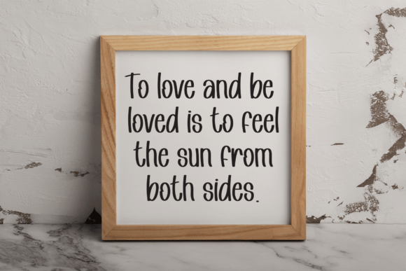 February Spring Font PNG with transparent background - Preview 2
