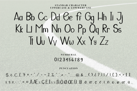 Football Font - Preview 3