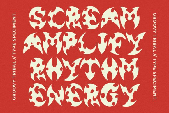 Groovy Tribal Font - Preview 2