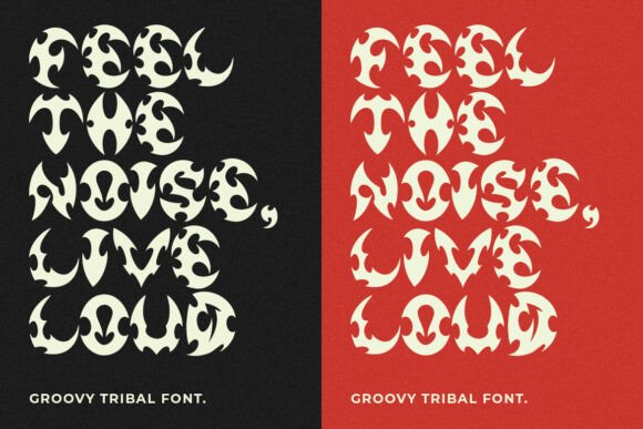 Groovy Tribal Font - Preview 4