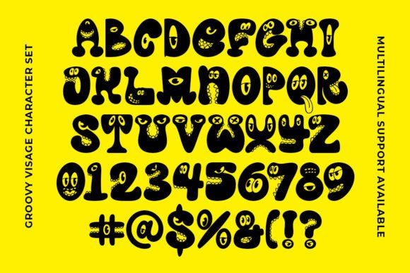 Groovy Visage Font - Preview 6