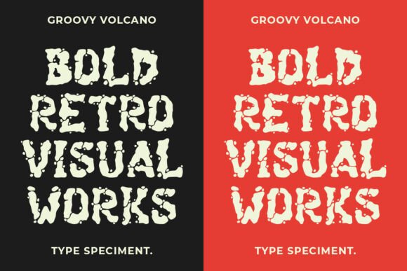 Groovy Volcano Font - Preview 5