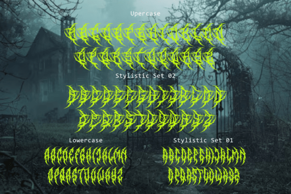 Gruthack Font PNG with transparent background - Preview 4