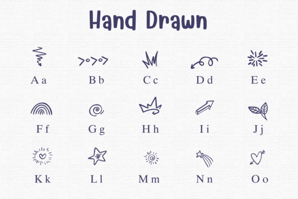 Hand Drawn Font - Preview 1