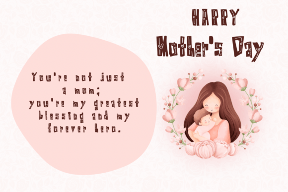 Mom Love Font PNG with transparent background - Preview 4