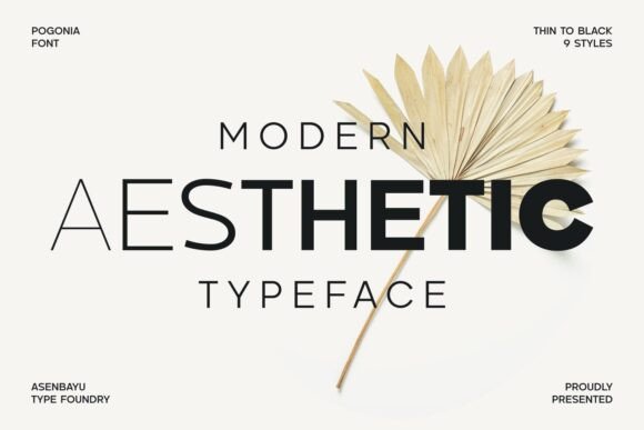 Pogonia Font PNG with transparent background - Preview 2