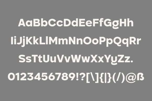 Pogonia Font PNG with transparent background - Preview 5