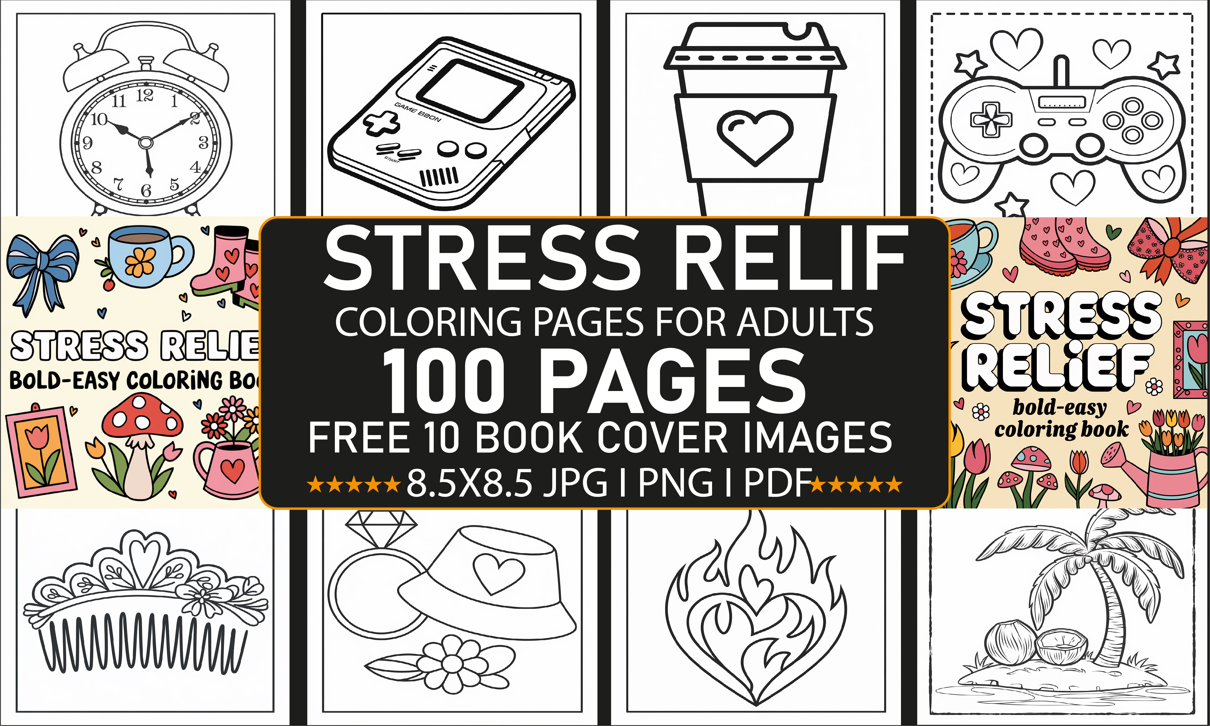 ADULT - Stress Reli: Bold and Easy