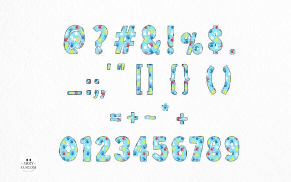 Autism Handprint Font - Preview 3