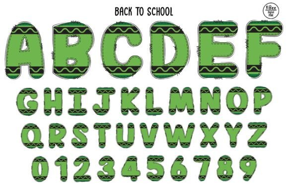 Back to School Doodle Font - Preview 4