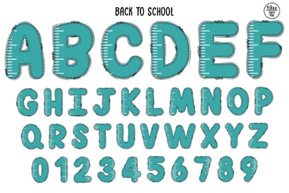 Back to School Doodle Font - Preview 5