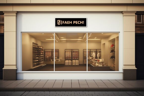 Bakery Front Logo Mockup Design