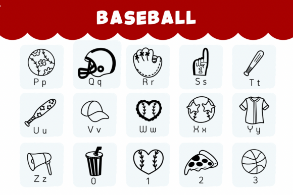 Baseball Font - Preview 2