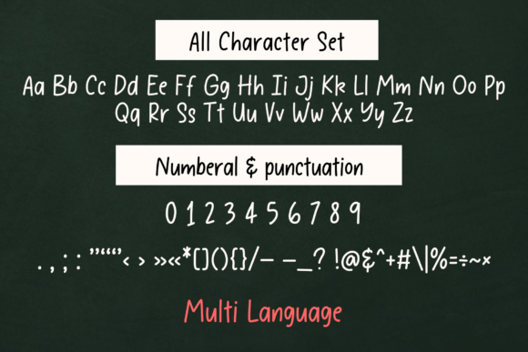 Bouncy Notes Font - Preview 5