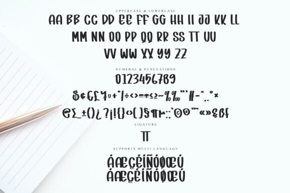 Daily Rainbow Font PNG with transparent background - Preview 5