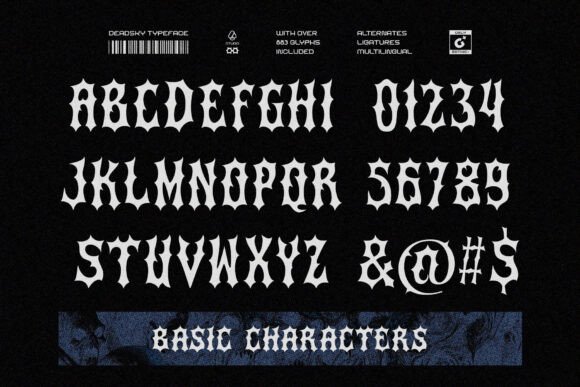Dead Sky Font - Preview 5