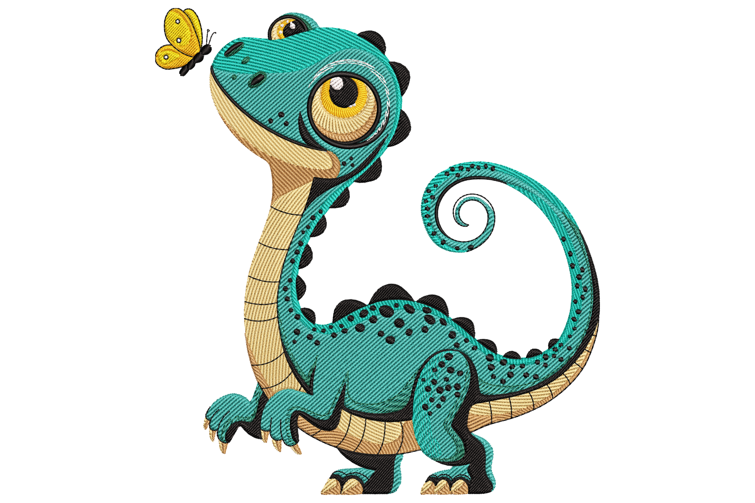 Dino and Butterfly