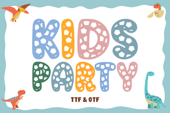 Dinosaur Font - Preview 1