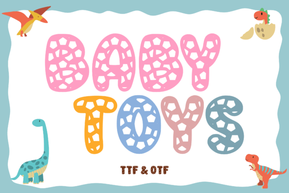 Dinosaur Font - Preview 2