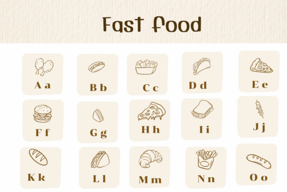 Fast Food Font - Preview 1